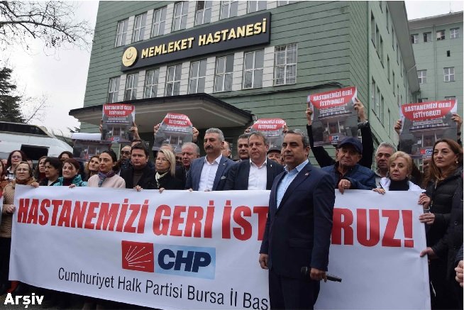 CHP Bursa İl Başkanı Karaca'dan yetersiz sağlık hizmeti tepkisi