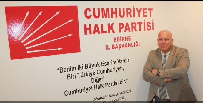 CHP Edirne il başkanı yeniden Fevzi Pekcanlı oldu