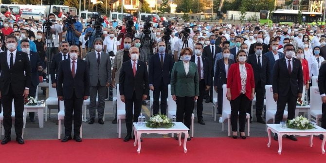 CHP Lideri Kemal Kılıçdaroğlu ve İYİ Parti Lideri Meral Akşener Kocaeli’de açılış törenlerine katıldılar