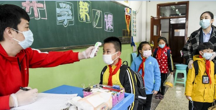 Çin’de ders zili çaldı, okullarda üst düzey önlemler alındı
