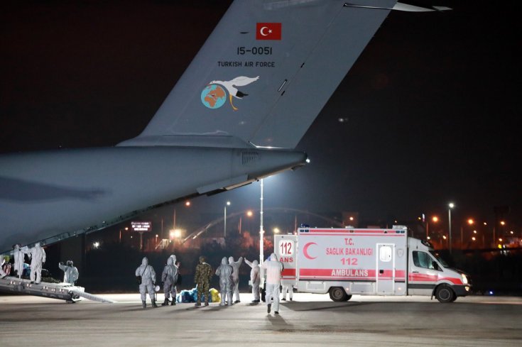 Çin'den tahliye edilen 42 kişi Ankara'da: 14 gün gözlem altında tutulacaklar