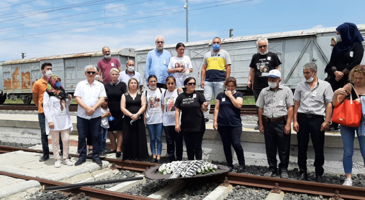 Çorlu Tren Katliamı'nda yaşamını yitirenler katliamın 2. yılında Uzunköprü'de anıldı: 'Kendilerini aklamalarına izin vermeyeceğiz'