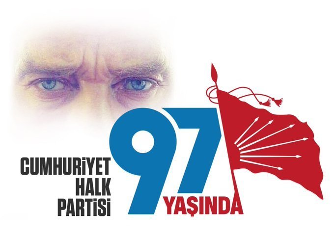 Cumhuriyet Halk Partisi  97 yaşında