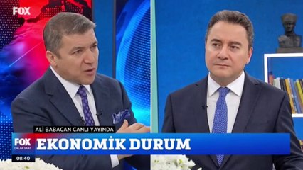 Deva Partisi Genel Başkanı Ali Babacan, FOX TV'de İsmail Küçükkaya'ya konuk olacak