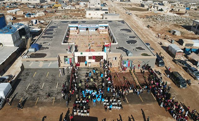 Diyanet Vakfı, İdlib’de ilkokul açtı