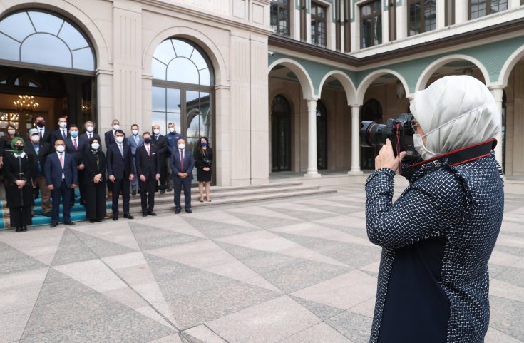 Emine Erdoğan, 'Yılın Basın Fotoğrafları Ödül Töreni'ne katıldı