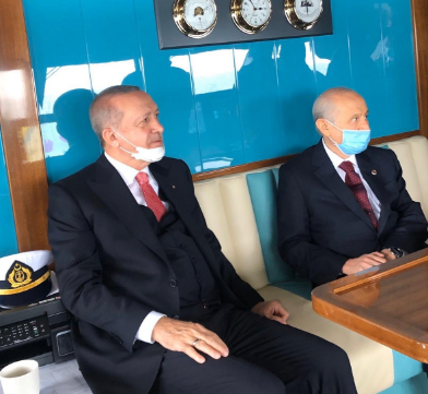 Erdoğan ve Bahçeli Yassıada açılışına birlikte gitti