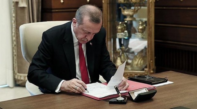 Erdoğan'dan bazı kamu kurum ve kuruluşlarına atama