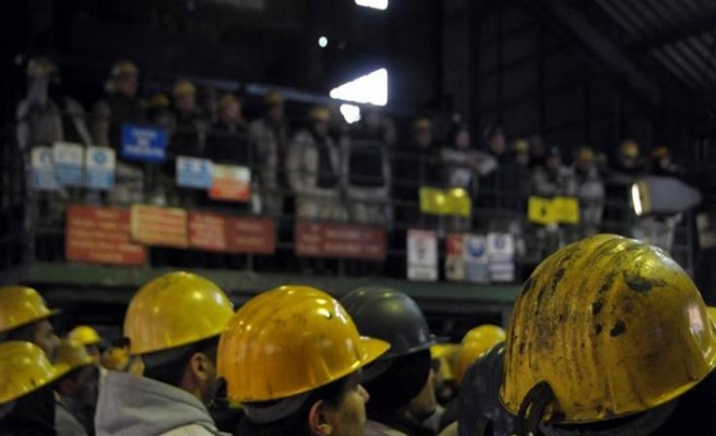 Ermenek'te Seba Madencilik çalışanı 55 maden işçisi direnişe başladı