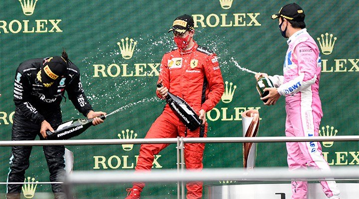 Formula 1 kupa töreninde şampanya yerine gazoz verildi' - istanbulgercegi.com