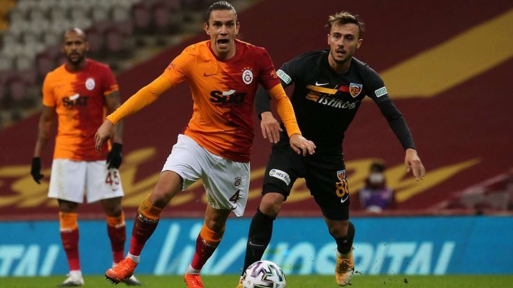 Galatasaray, Kayserispor ile 1-1 berabere kaldı