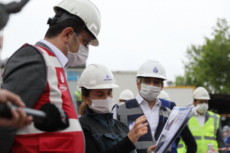 İmamoğlu metro hattını inceledi, hattın yapılış şeklini eleştirdi