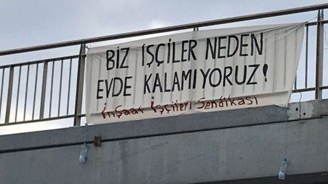 İstanbul'da inşaat işçilerine 'taahhütname' imzalatıldı: 'Çalışırken koronavirüs kaparsam tüm sorumluluk bana aittir'