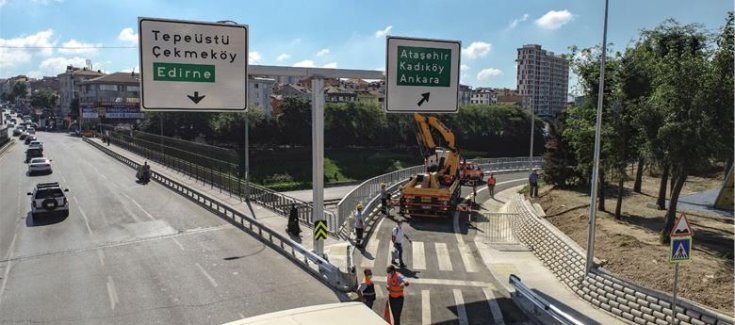 İstanbullulara trafikte 45 dakika kazandıracak Çakmak TEM Bağlantı Yolu açıldı