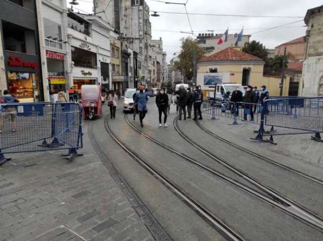 İstiklal Caddesi'nde 7 bin kişi kısıtlaması başladı