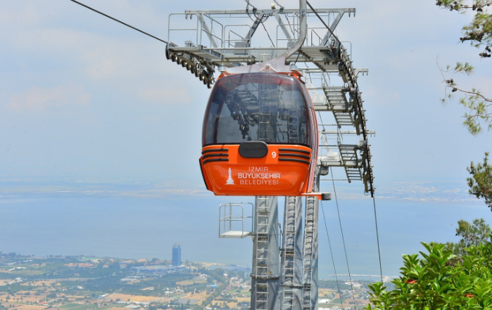 İzmir'de teleferik tesisi 9 Haziran’da açılıyor