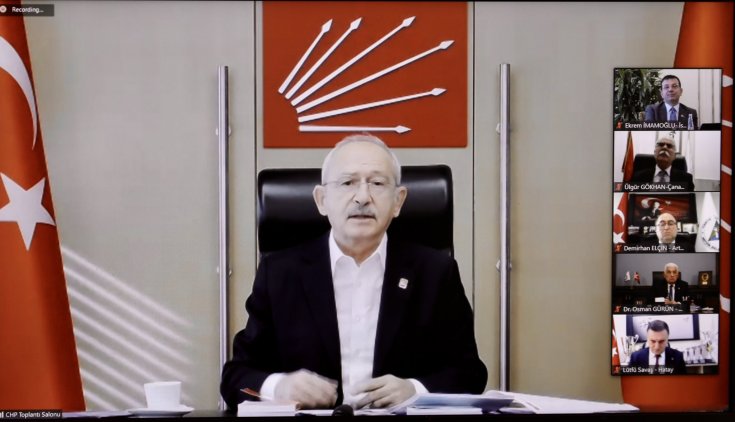 Kılıçdaroğlu CHP'li başkanlarla pandemiyi konuştu
