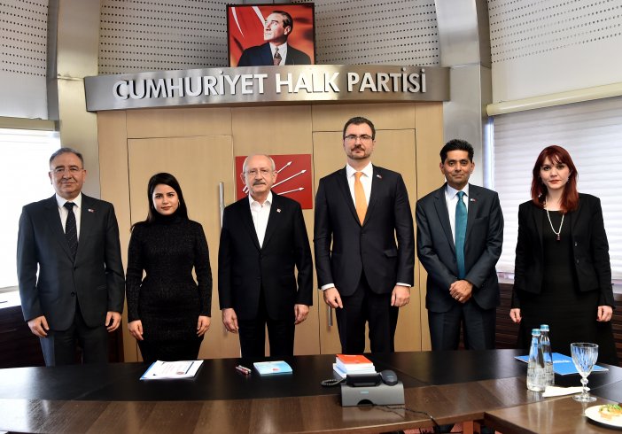 Kılıçdaroğlu, Dünya Sağlık Örgütü heyetini kabul etti