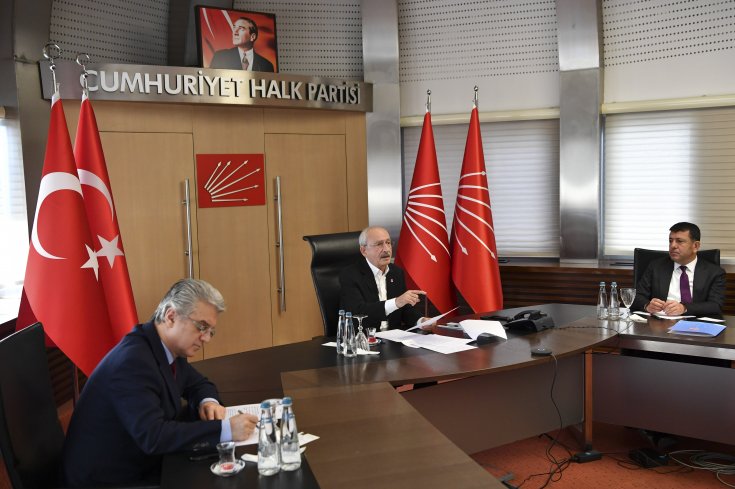 Kılıçdaroğlu, memur sendikalarının genel başkanları ile görüştü