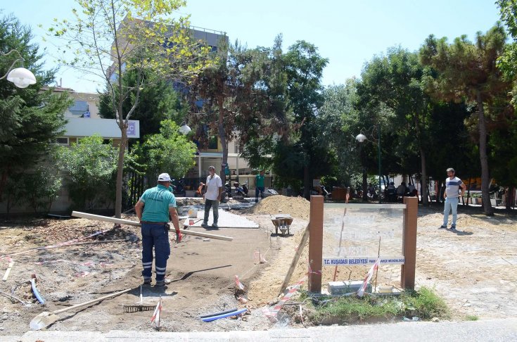 Kuşadası Belediyesi 'Daha yeşil bir çevre' için çalışmalarına devam ediyor
