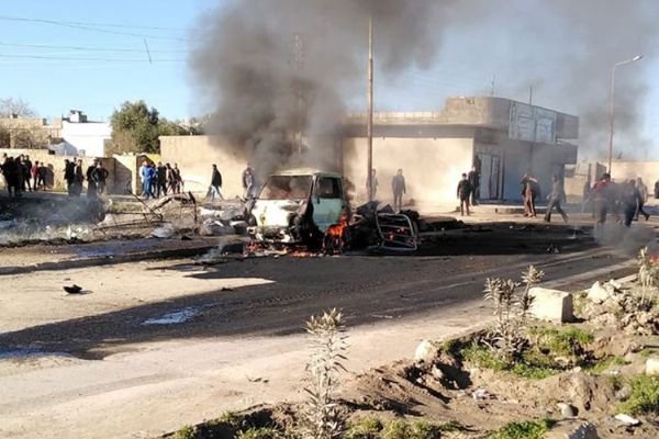 Barış Pınarı bölgesine bombalı saldırıda en az 5 kişi öldü, 12 sivil yaralandı