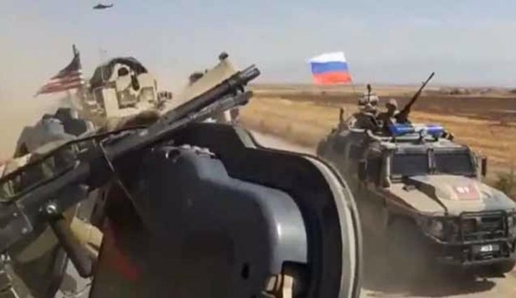 Rus-ABD askeri araçları Suriye'de açık arazide çarpıştı