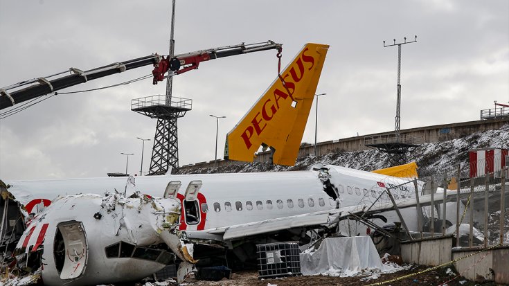 Sabiha Gökçen Havalimanı'nda parçalanan uçakla ilgili yeni gelişme