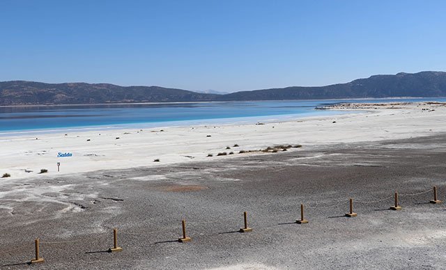 Salda Gölü'nün Beyaz Adalar kısmı ziyarete kapatıldı