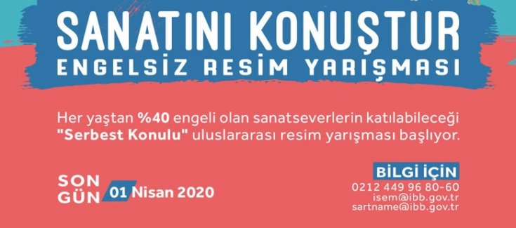 Sanatını Konuştur Engelsiz Resim Yarışması başvuruları başladı