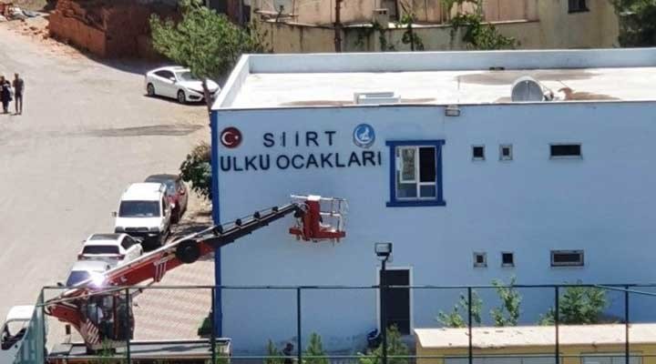 Siirt Belediyesi kayyumu taziye evini Ülkü Ocakları'na verdi