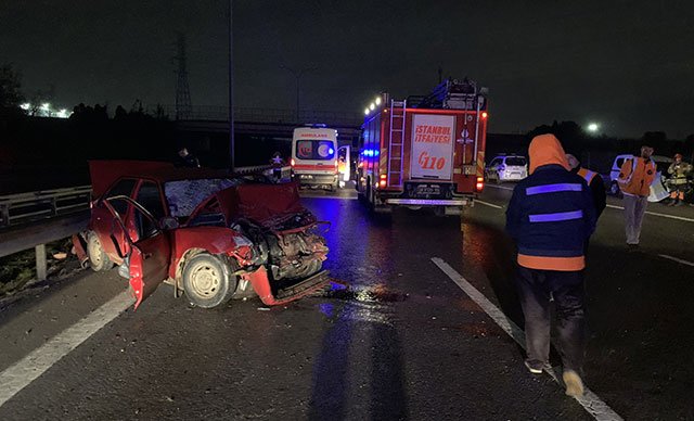 Tuzla TEM Otoyolu'nda trafik kazası: 2 ölü
