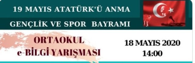 Uzunköprü'de ortaokullar arası bilgi yarışması için başvurular başladı