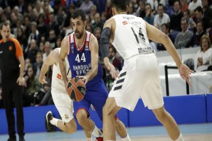 Anadolu Efes, Real Madrid'e 65-73 mağlup oldu