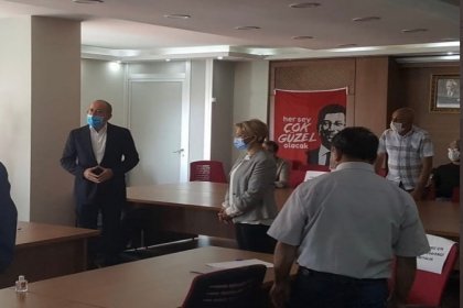 CHP'li Hamzaçebi'den Arnavutköy ilçe örgütüne ziyaret