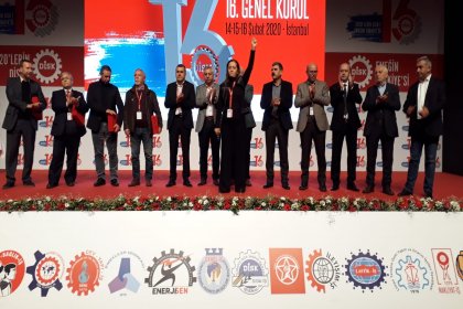 DİSK başkanlığına yeniden Arzu Çerkezoğlu seçildi
