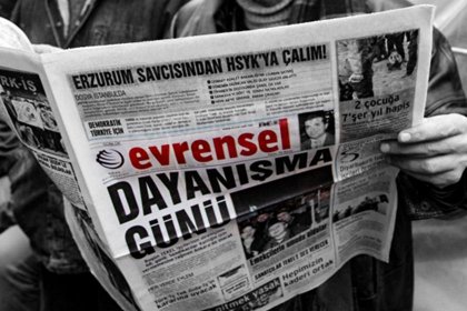 Evrensel’e 45 gün ilan kesme cezası!