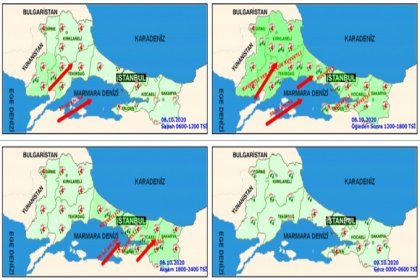 Meteoroloji bugün İstanbul için kuvvetli yağış uyarısı yaptı