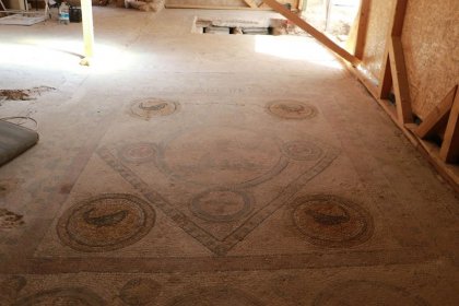 Sinop’taki kazılarda Bizans dönemine ait mozaikler bulundu