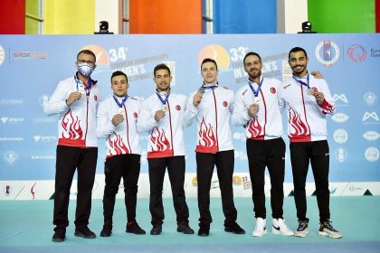 Türkiye, Avrupa Artistik Cimnastik Şampiyonası'nda ikinci oldu