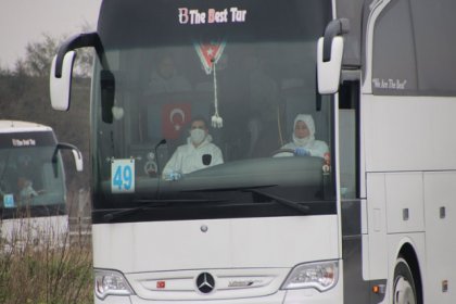 Yurt dışından gelen 159 kişi Düzce'de yurda yerleştirildi