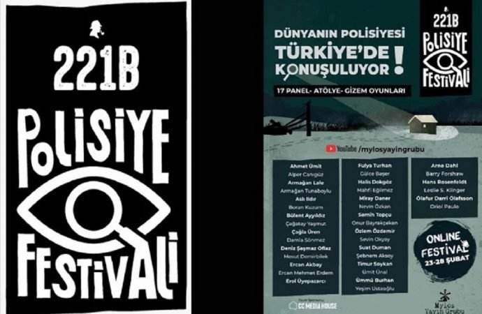 221B, beşinci yaşını polisiye festivaliyle kutlayacak 221B, beşinci yaşını polisiye festivaliyle kutlayacak