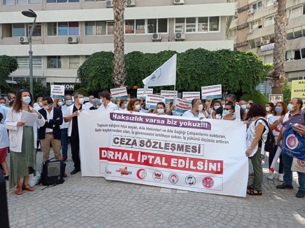 Aile hekimleri iş bıraktı Aile hekimleri iş bıraktı
