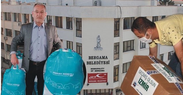 AKP'li Bergama Belediyesi, deprem yardımlarını 6 ay saklayıp Ramazan kolisi yapmış!