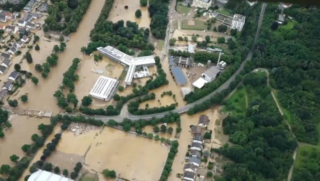 Almanya ve Belçika'daki sel felaketinde can kaybı 180'i aştı