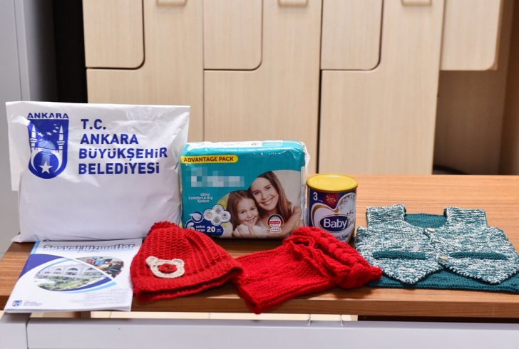Ankara Büyükşehir Belediyesi'nden ihtiyaç sahiplerine bebek bezi ve mama desteği