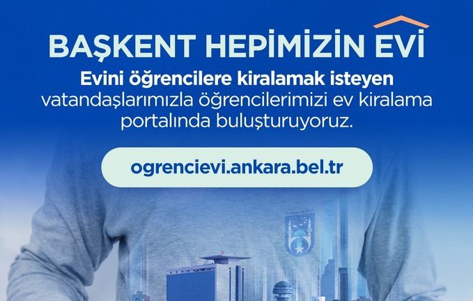 Ankara'da öğrenciler için kiralık ev portalı oluşturuldu Ankara'da öğrenciler için kiralık ev portalı oluşturuldu