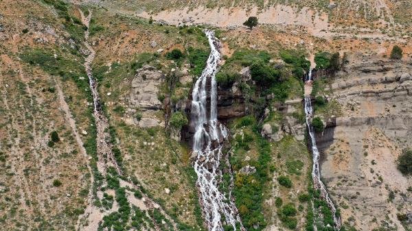 Antalya'da üç ilçeye içme suyu sağlayan Uçarsu Şelalesi kurudu