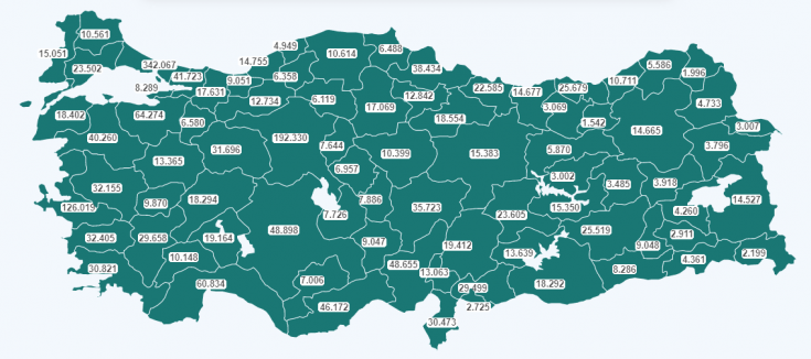 Aşılanan kişi sayısı 1 milyon 970 bini geçti