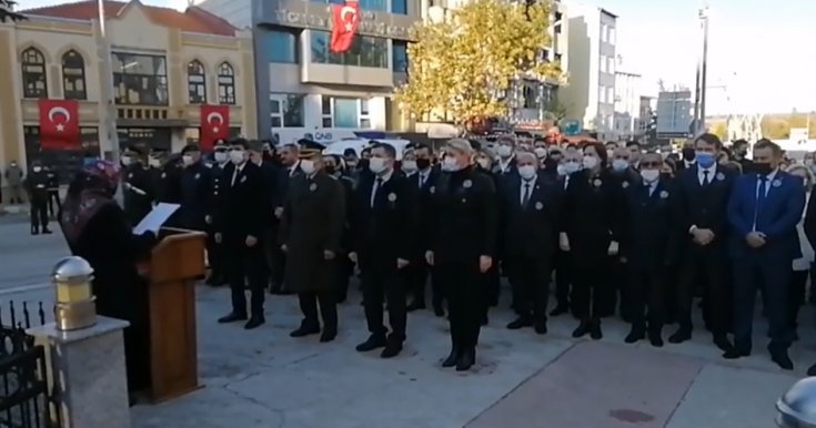 Atatürk ölümünün 83. yıl dönümünde Uzunköprü'de anıldı