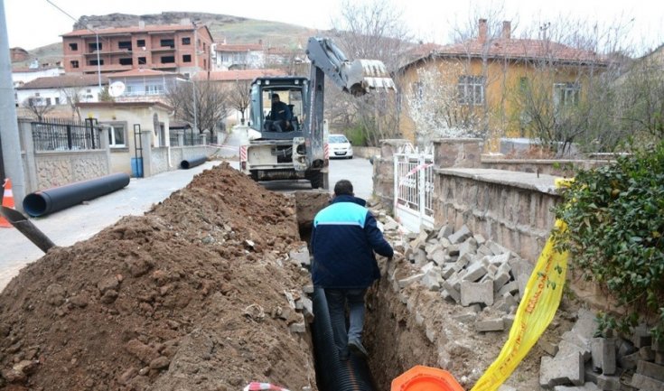 Avanos Belediyesi'nde altyapı çalışmaları devam ediyor